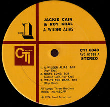 Load image into Gallery viewer, Jackie Cain & Roy Kral* : A Wilder Alias (LP, Album)