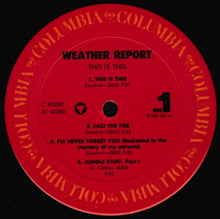 Load image into Gallery viewer, Weather Report : This Is This (LP, Album)