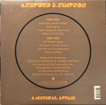 Load image into Gallery viewer, Ashford & Simpson : A Musical Affair (LP, Album, Los)