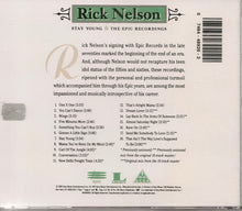 Laden Sie das Bild in den Galerie-Viewer, Rick Nelson* : Stay Young - The Epic Recordings (CD, Comp)
