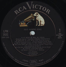 Load image into Gallery viewer, Julie Andrews : Julie Andrews Sings (LP, Album, Mono, Ind)