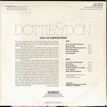 Load image into Gallery viewer, Dottie West And Don Gibson : Dottie & Don (LP, Album, Ind)