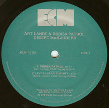 Load image into Gallery viewer, Art Lande And Rubisa Patrol : Desert Marauders (LP, Album)