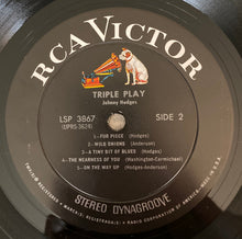 Load image into Gallery viewer, Johnny Hodges : Triple Play (LP)