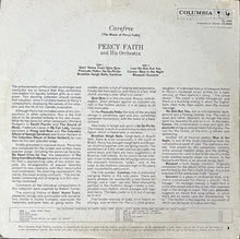 Load image into Gallery viewer, Percy Faith And His Orchestra* : Carefree (LP, Album, Mono)