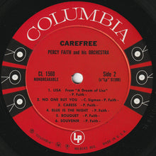 Load image into Gallery viewer, Percy Faith And His Orchestra* : Carefree (LP, Album, Mono)