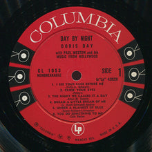 Load image into Gallery viewer, Doris Day With Paul Weston And His Music From Hollywood : Day By Night (LP, Album, Mono)