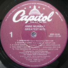 Laden Sie das Bild in den Galerie-Viewer, Anne Murray : Anne Murray's Greatest Hits (LP, Comp, Jac)