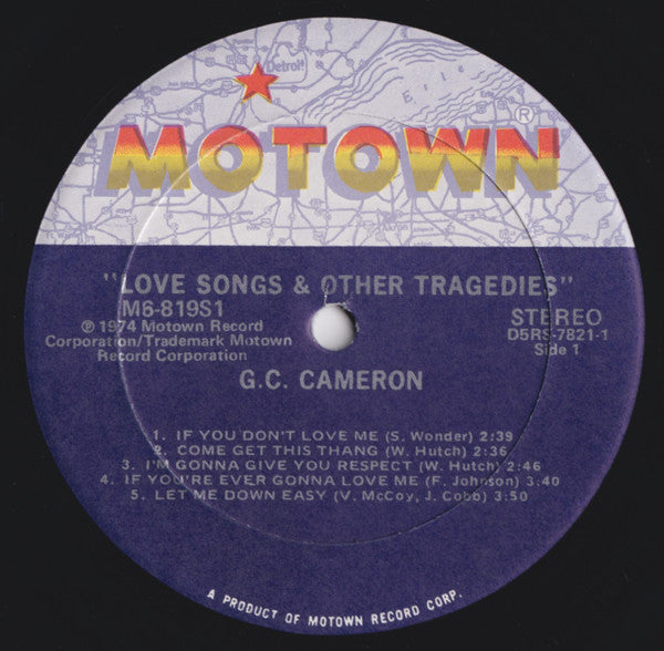 G.C. Cameron - Love Songs & Other Tragedies - LP