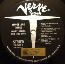 Load image into Gallery viewer, Johnny Hodges / Wild Bill Davis : Wings & Things (LP, Album)