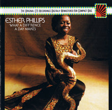 Load image into Gallery viewer, Esther Phillips : What A Diff'rence A Day Makes (CD, Album, RE, RM)