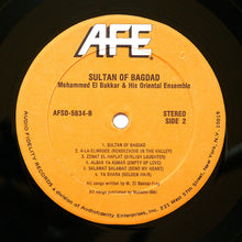 Load image into Gallery viewer, Mohammed El-Bakkar And His Oriental Ensemble* : Sultan Of Bagdad (LP, Album)
