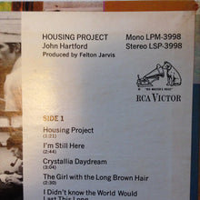 Load image into Gallery viewer, John Hartford : Housing Project (LP, Album)