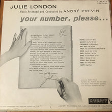 Laden Sie das Bild in den Galerie-Viewer, Julie London : Your Number Please... (LP, Album, Mono, RP, San)