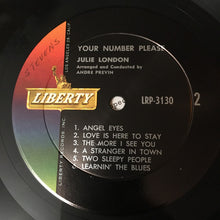 Load image into Gallery viewer, Julie London : Your Number Please... (LP, Album, Mono, RP, San)