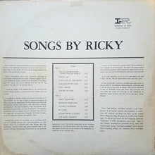 Load image into Gallery viewer, Ricky Nelson (2) : Songs By Ricky (LP, Album, Mono, Ind)