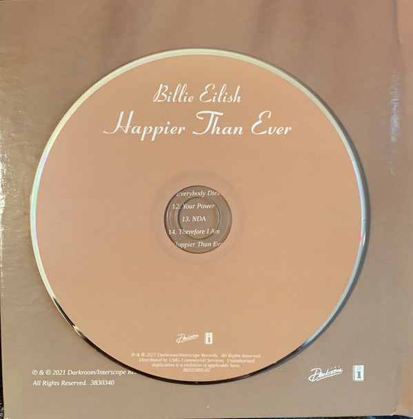 Billie Eilish - Happier Than Ever CD