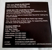 Laden Sie das Bild in den Galerie-Viewer, Various : Texas Blues Radio (CD, Comp)