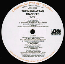 Load image into Gallery viewer, The Manhattan Transfer : Live (LP, Album, Ltd, RE, RM)