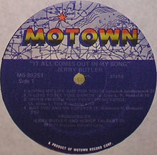 Charger l'image dans la galerie, Jerry Butler : It All Comes Out In My Song (LP, Album)