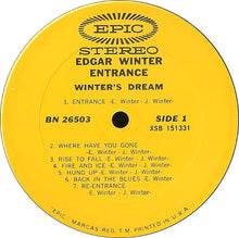 Load image into Gallery viewer, Edgar Winter : Entrance (LP, Album)