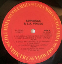 Load image into Gallery viewer, Supersax & L.A. Voices* : Supersax & L.A. Voices (LP, Album)