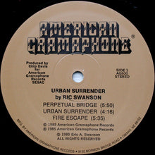 Laden Sie das Bild in den Galerie-Viewer, Ric Swanson : Urban Surrender (LP, Album)