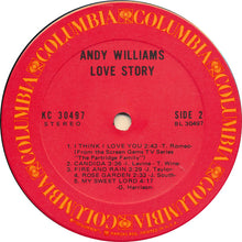 Load image into Gallery viewer, Andy Williams : Love Story (LP, Album, Ter)