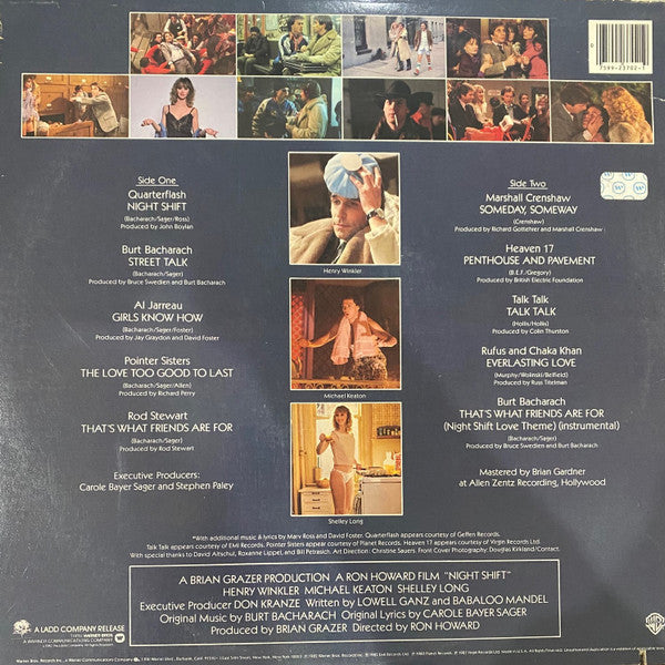 Buy Various : Night Shift - Original Sound Track From The Ladd Company  Motion Picture (LP, Comp, Win) Online for a great price – Record Town TX