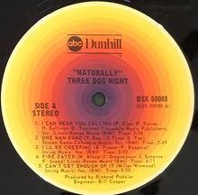 Laden Sie das Bild in den Galerie-Viewer, Three Dog Night : Naturally (LP, Album, RE, Ter)