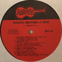 Laden Sie das Bild in den Galerie-Viewer, Maddox Brothers And Rose : 1946-1951 Volume 2 (LP, Comp)
