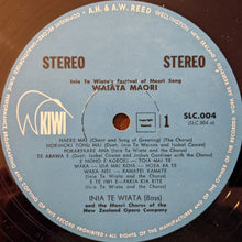 Load image into Gallery viewer, Inia Te Wiata And The Maori Chorus Of The New Zealand Opera Company : Inia Wiata's Festival Of Maori Song: Waiata Maori (LP, RE)