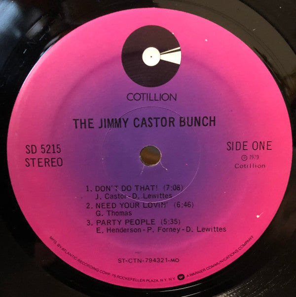 Buy The Jimmy Castor Bunch The Jimmy Castor Bunch (LP, Album, MO