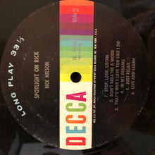 Load image into Gallery viewer, Rick Nelson* : Spotlight On Rick (LP, Album, Mono)