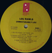 Charger l'image dans la galerie, Lou Rawls : Unmistakably Lou (LP, Album)
