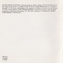 Load image into Gallery viewer, Various : From This Moment On: The Songs Of Cole Porter Vol. 1 (CD, Comp, RM)