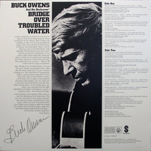 Laden Sie das Bild in den Galerie-Viewer, Buck Owens And His Buckaroos : Bridge Over Troubled Water (LP, Album, RE, Cle)