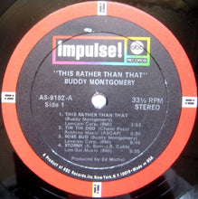 Load image into Gallery viewer, Buddy Montgomery : This Rather Than That (LP, Album, Gat)