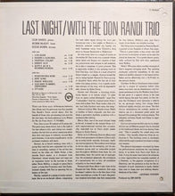 Charger l'image dans la galerie, Don Randi Trio : Last Night / With The Don Randi Trio (LP)