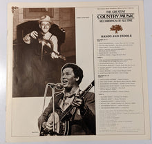 Load image into Gallery viewer, Various : The Greatest Country Music Recordings Of All Time - Banjo And Fiddle (Box, 2xL + LP)