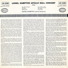 Laden Sie das Bild in den Galerie-Viewer, Lionel Hampton And His Orchestra : Lionel Hampton Apollo Hall Concert 1954 (LP, Album, Mono)