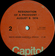 Load image into Gallery viewer, Richard Nixon : Resignation Of A President - August 8, 1974 - (LP, Jac)