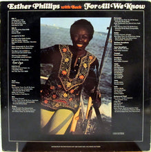 Load image into Gallery viewer, Esther Phillips With Beck* : For All We Know (LP, Album, Sup)