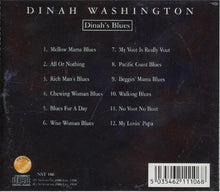 Load image into Gallery viewer, Dinah Washington : Dinah's Blues (CD, Comp)