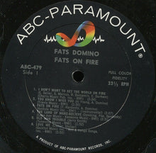 Laden Sie das Bild in den Galerie-Viewer, Fats Domino : Fats On Fire (LP, Album, Mono)
