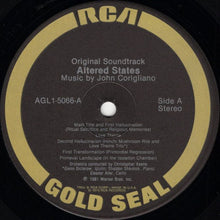 Load image into Gallery viewer, John Corigliano : Altered States: Original Soundtrack (LP, Album, RE)
