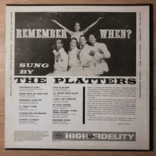 Charger l'image dans la galerie, The Platters : Remember When? (LP, Album, Mono)