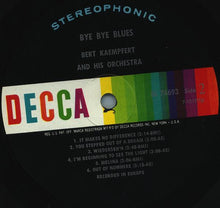 Load image into Gallery viewer, Bert Kaempfert & His Orchestra : Bye Bye Blues (LP, Album)