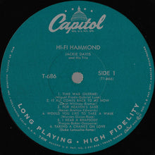 Laden Sie das Bild in den Galerie-Viewer, Jackie Davis : Hi-Fi Hammond (LP, Album, Mono)