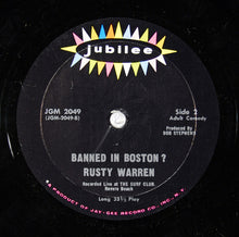 Load image into Gallery viewer, Rusty Warren : Banned In Boston? (LP, Album, Mono, "SU)